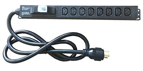 30A 240V 19 inch iec C13 rack datacenter PDU socket for bitcoin mining machine With L6-30P
