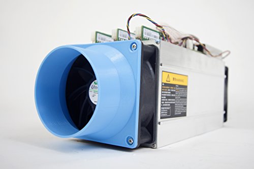 Fan Shroud 120mm to 4 inches for Antminer Bitmain Miner S1 S3 S5 S7 S9 S9i L3 L3 Vent Hose Adapter Converter Duct Cooling Bitcoin Crypto