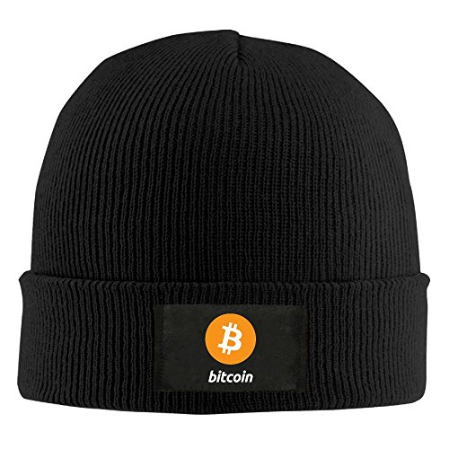 HMCOOL Bitcoin Logo Bitcoin Sign - Adult Knit Cap Beanies Cap Winter Warm Cap