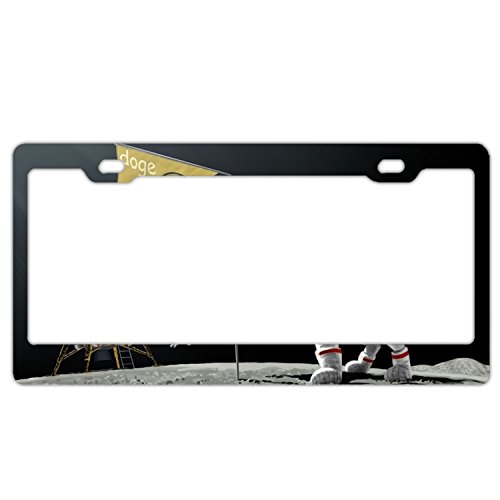 Jailjack License Plate Frames Dogecoin Aluminum alloy Car Licence Plate Covers