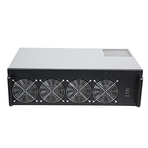 KKmoon Bitcoin Miner With 1800W Power Supply 240MH s  8 Graphics Cards Mining Machine Coin