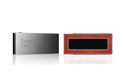 KeepKey  the Simple Cryptocurrency Hardware Wallet and Brown Leather Case Gift Set