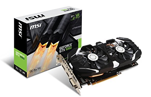MSI GAMING GeForce GTX 1060 3GB GDRR5 192-bit HDCP Support DirectX 12 Dual Fan VR Ready OC Graphics Card (GTX 1060 3GT OC)