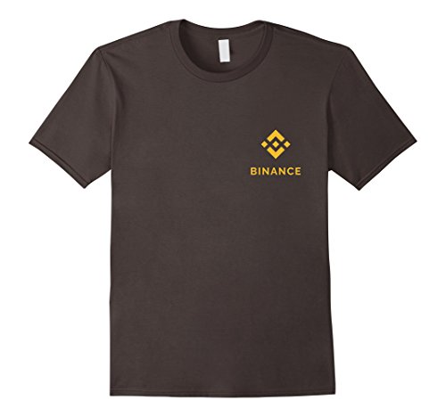 Mens Binance Coin BNB Logo Crypto T-Shirt 2XL Asphalt