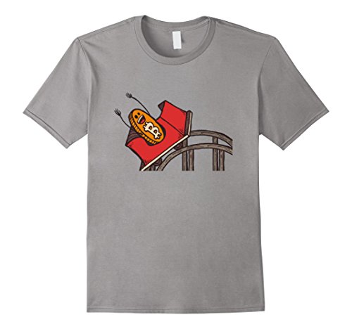 Mens Funny Bitcoin Rollercoaster T-Shirt   Cryptocurrency Tee Medium Slate