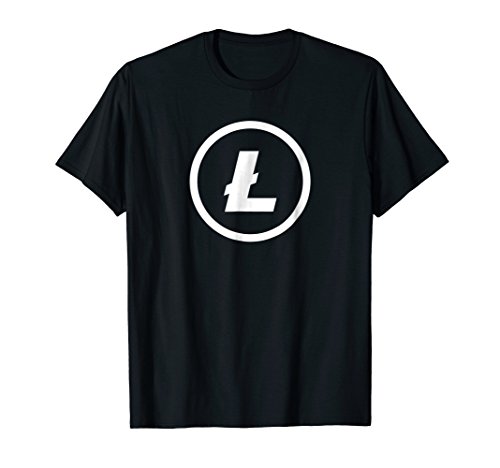 Mens Litecoin Cryptocurrency HODL Crypto Tshirt Mining Gift Medium Black