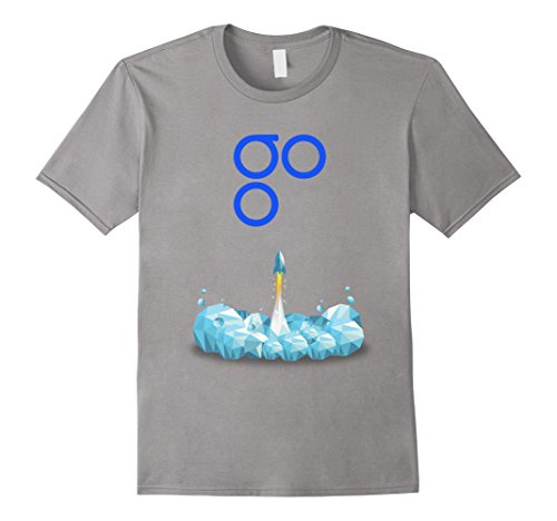 Mens OmiseGO to the Moon T-Shirt OMG Crypto Currency Tee Small Slate