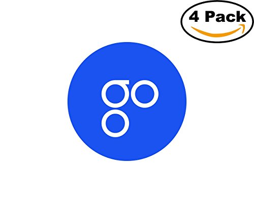 Omisego 4 Stickers 4X4 inches Car Bumper Window Sticker Decal