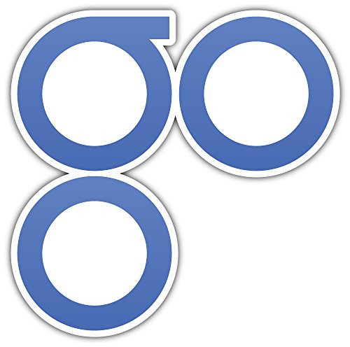 SkyLabel Omisego Cryptocurrency Icon Bumper Sticker Vinyl Art Decal for Car Truck Van Window Bike Laptop