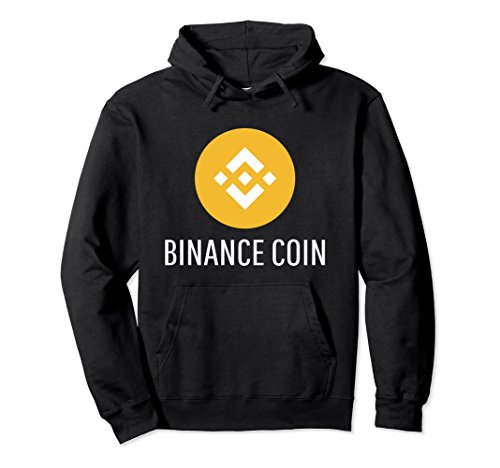 Unisex Official Binance Coin Crypto Hooded Sweatshirt 2XL Black